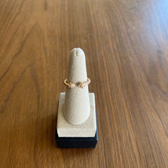 DAVID YURMAN 18K ROSE GOLD & DIAMOND RENAISSANCE BAND RING - Picture 13 of 16